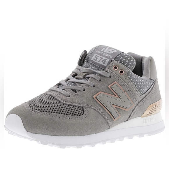 New Balance Women’s 574 Artic Sky Shoe/Sneaker | Color: Grey/Rose Gold 🩶🩶👟👟 - Picture 7 of 15